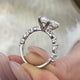 Celestia Engagement Ring 3.50 Carat White Gold
