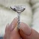 Celestia Engagement Ring 3.50 Carat White Gold