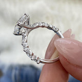 Celestia Engagement Ring 3.50 Carat White Gold