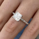 Mirren Diamond Engagement Ring, Solid 18K Gold