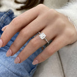 Mirren Diamond Engagement Ring, Solid 18K Gold