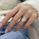 Elyria Engagement Ring 4.70 Carat White Gold