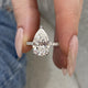 Elyria Engagement Ring 4.70 Carat White Gold