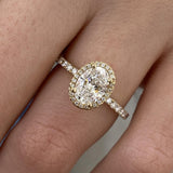 Fiora Engagement Ring 1.50 Carat Yellow Gold