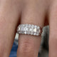 Diamond Band Ring 1.5 ct White Gold