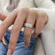 Diamond Wedding Band Fashion Ring 1.55 ct TCW, White Gold 14K