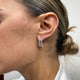 Diamond Hoop Earrings 5.6 ct White Gold