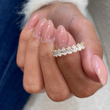 Diamond Stackable Fashion Ring 1.20 ct TCW, Yellow Gold 14K