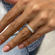 Diamond Band Ring 0.9 ct White Gold
