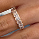 Diamond Band Ring 0.9 ct Rose Gold