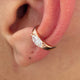 Diamond Cuff Single Earring 0.2 ct TCW, Rose Gold