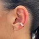 Diamond Cuff Single Earring 0.2 ct TCW, Rose Gold
