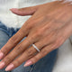 Diamond Half Eternity Fashion Ring 1.20 ct TCW, White Gold 14K