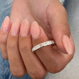 Diamond Half Eternity Fashion Ring 1.20 ct TCW, White Gold 14K