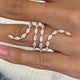 Diamond Wrap Fashion Ring 2.15 ct TCW, Yellow Gold 14K