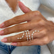 Diamond Wrap Ring 2.1 ct Yellow Gold