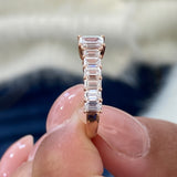 Diamond Wedding Band Fashion Ring 1.55 ct TCW, Rose Gold 14K