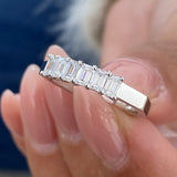 Diamond Diamond Band Fashion Ring 0.65 ct TCW, White Gold 14K