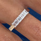 Diamond Band Ring 0.6 ct White Gold