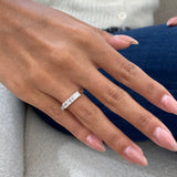 Diamond Diamond Band Fashion Ring 0.65 ct TCW, White Gold 14K