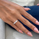 Diamond Diamond Band Fashion Ring 0.65 ct TCW, White Gold 14K