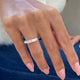 Diamond Diamond Band Fashion Ring 0.65 ct TCW, White Gold 14K