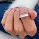 Diamond Diamond Band Fashion Ring 0.65 ct TCW, White Gold 14K