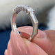 Diamond Diamond Band Fashion Ring 0.65 ct TCW, White Gold 14K