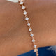 Diamond Link Bracelet 1.7 ct Rose Gold