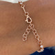 Diamond Link Bracelet 1.7 ct Rose Gold