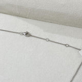 Diamond Tennis Necklace 4.2 ct White Gold