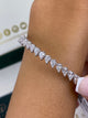 Diamond Tennis Bracelet 4.9 ct White Gold