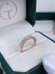 Diamond Band Ring 1.7 ct Rose Gold