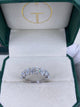 Diamond Half Eternity RIng 2.50 Carat White Gold 14K