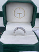 Diamond Stackable Ring 2.01 Carat White Gold 14K