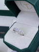 Diamond Stackable Ring 2.01 Carat White Gold 14K