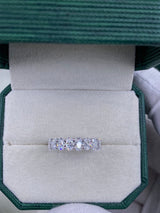 Diamond Band Ring 2 ct White Gold