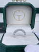 Diamond Stackable Ring 2.45 Carat White Gold 14K
