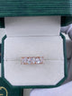 Diamond Band Ring 3 ct Rose Gold