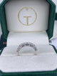 Diamond Stackable Ring 1.30 Carat White Gold 14K