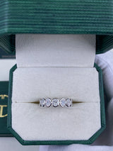 Diamond Eternity Ring 2.6 ct White Gold