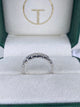 Diamond Stackable Ring 0.64 Carat White Gold 14K