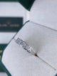 Diamond Stackable Ring 0.64 Carat White Gold 14K
