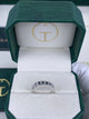Diamond Stackable Ring 0.64 Carat White Gold 14K