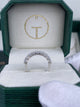 Diamond Half Eternity Ring 1.57 Carat White Gold 14K