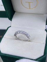 Diamond Band Ring 1.5 ct White Gold