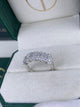 Diamond Band Ring 1.3 ct White Gold