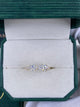 Diamond Two Stone Ring 1.4 ct Yellow Gold