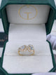 Diamond Two Stone Ring 1.76 Carat White Gold