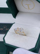 Diamond 2 Stone Halo Ring 1.7 ct White Gold